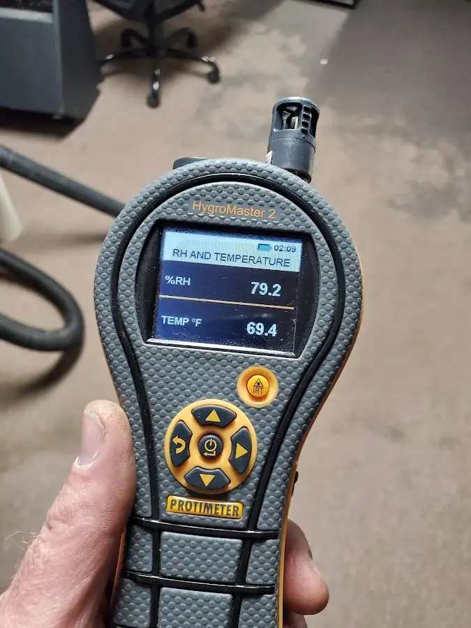 Moisture meter humidity assessment for Fire & Smoke Damage Restoration in Bradenton